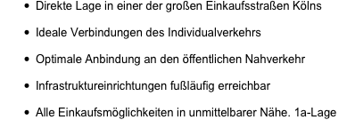 Direkte Lage in einer der